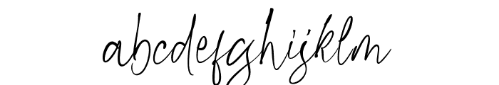 KiysoomSignature Font LOWERCASE
