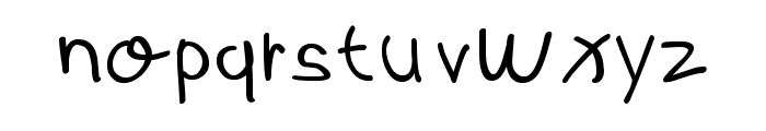 kidS Written Font LOWERCASE