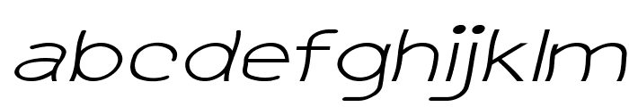 Kibbles-ExpandedItalic Font LOWERCASE