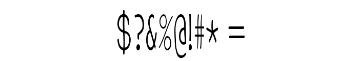 Kibbles-ExtracondensedRegular Font OTHER CHARS