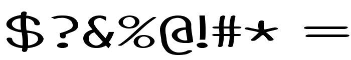 Kibbles-ExtraexpandedBold Font OTHER CHARS