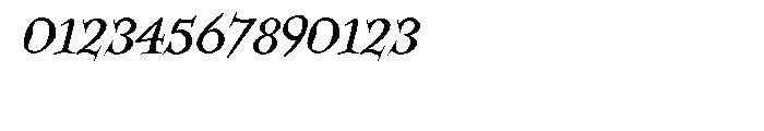 Kidela Italic Font OTHER CHARS