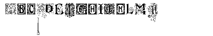 Kidnaped At Old Times 7 Font UPPERCASE