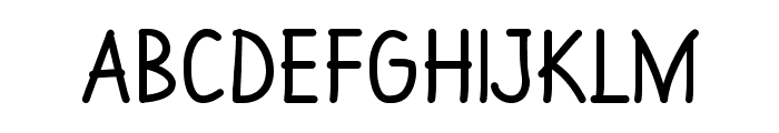 Kinderkid Font LOWERCASE