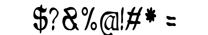 KingLear-CondensedRegular Font OTHER CHARS