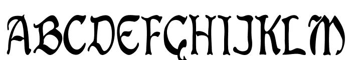 KingLear-CondensedRegular Font UPPERCASE