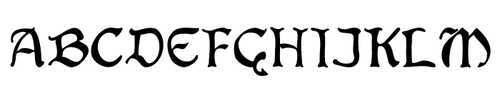 KingLear Font UPPERCASE