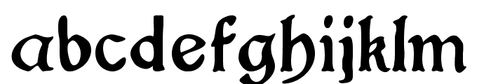 KingLearBold Font LOWERCASE