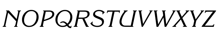 Kingston-Italic Font UPPERCASE