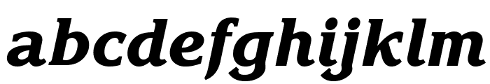 Kingston-Xbold-Italic Font LOWERCASE