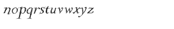 Kidela Sketch Italic Font LOWERCASE