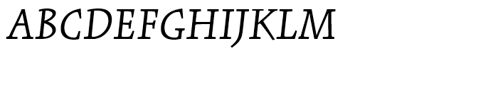Kinesis Italic Font UPPERCASE