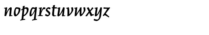 Kinesis SemiBold Italic Font LOWERCASE
