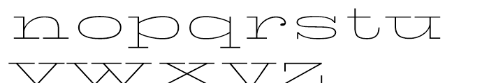 King Tut Thin Font LOWERCASE