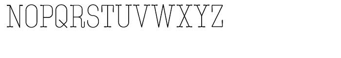Kinsey Thin Font UPPERCASE