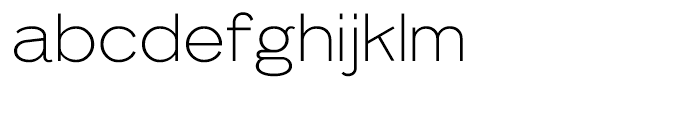 Kiruna Light Font LOWERCASE