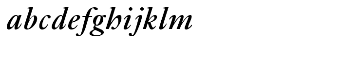 Kis Classico Bold Italic Font LOWERCASE