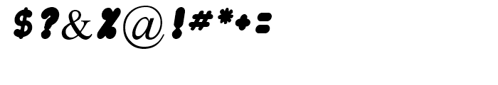 Kishuf Heavy Italic Font OTHER CHARS