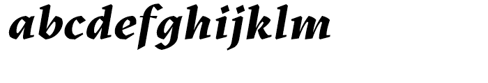 Kitsch Bold Italic Font LOWERCASE