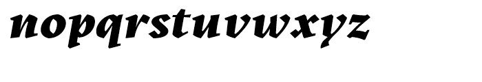 Kitsch Extrabold Italic Font LOWERCASE
