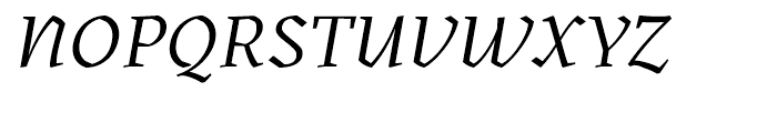 Kitsch Italic Font UPPERCASE