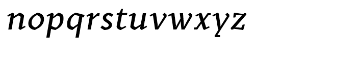 Kitsch Text Medium Italic Font LOWERCASE