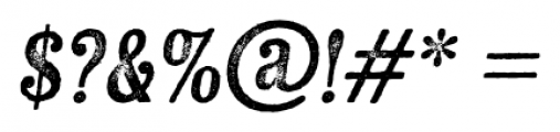 Kiln Sans Italic Font OTHER CHARS