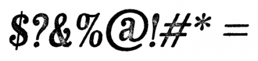 Kiln Serif Italic Font OTHER CHARS