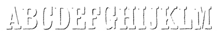 Kiln Serif Shadow Font UPPERCASE