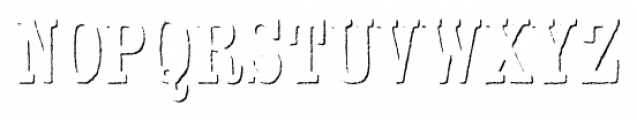 Kiln Serif Shadow Font UPPERCASE
