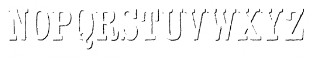 Kiln Serif Shadow Font LOWERCASE