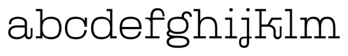 Kinghorn 105 Thin Font LOWERCASE