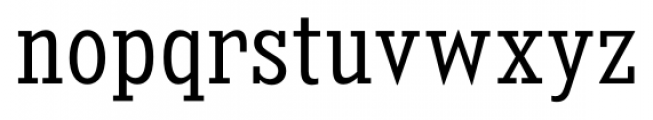 Kingsbridge Condensed Book Font LOWERCASE