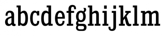 Kingsbridge Condensed Regular Font LOWERCASE
