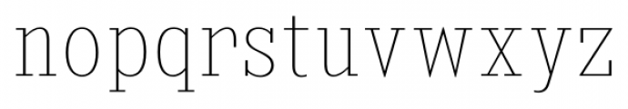 Kingsbridge Condensed Ultra Light Font LOWERCASE