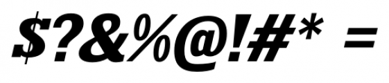 Kingsbridge Expanded Bold Italic Font OTHER CHARS