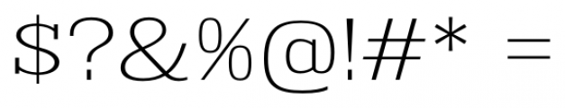Kingsbridge Expanded Extra Light Font OTHER CHARS