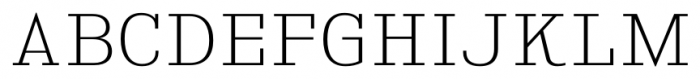Kingsbridge Expanded Extra Light Font UPPERCASE