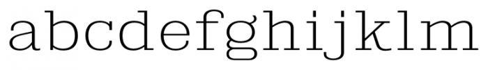 Kingsbridge Expanded Extra Light Font LOWERCASE