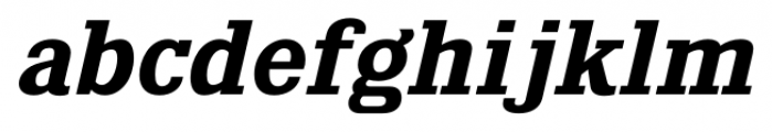 Kingsbridge Expanded SemiBold Italic Font LOWERCASE