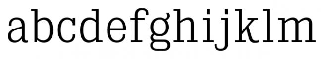 Kingsbridge SemiCondensed Light Font LOWERCASE
