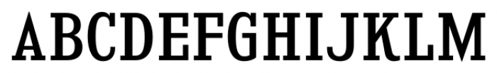 Kingsbridge SemiCondensed Regular Font UPPERCASE