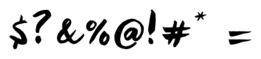Kira Regular Font OTHER CHARS