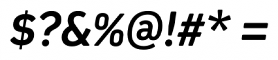 Kiro Bold Italic Font OTHER CHARS