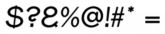 Kiruna Medium Italic Font OTHER CHARS
