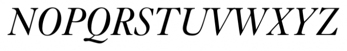 Kis BT Italic Font UPPERCASE