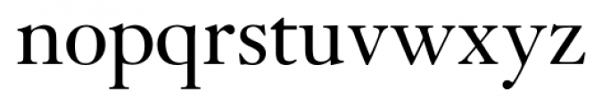 Kis BT Regular Font LOWERCASE