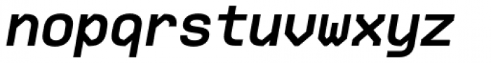 Ki Bold Italic Font LOWERCASE