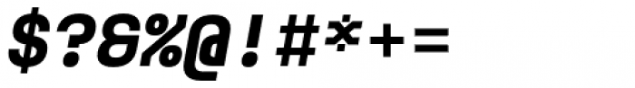Ki Extra Bold Italic Font OTHER CHARS