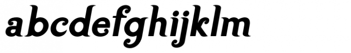Kia Ora Bold Italic Font LOWERCASE